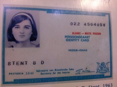 Apartheid ID Card