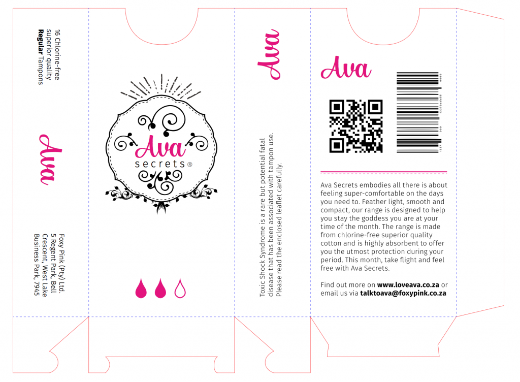 ava tampons packaging redesign
