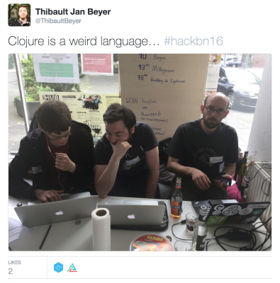 Serious coding @ Hackathon Bonn