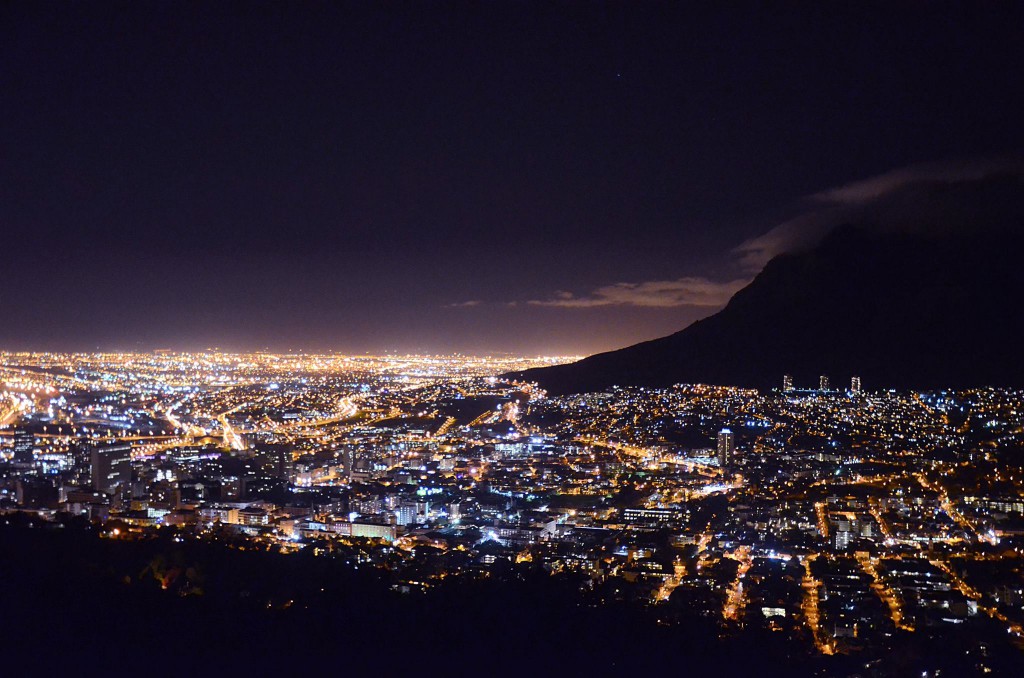 Cape Town at night