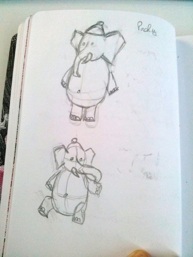 Packy Elefant Doodles