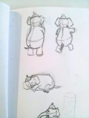 Packy Elefant Doodles