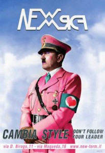 Pink Hitler shocking italy