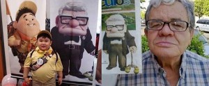 Russell and Carl Fredricksen from UP in real life