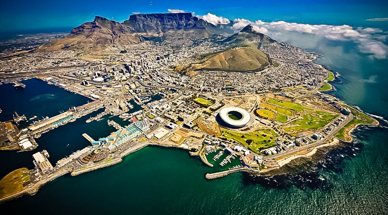 Cape Town view from the sky