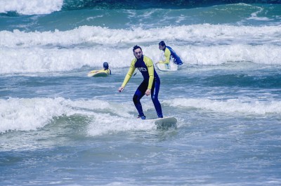 Amazingly beautiful surfer