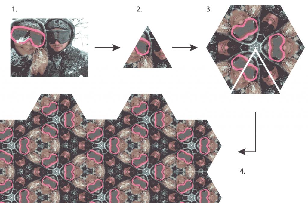 how to kaleidoscopic pattern illustrator